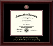 Arizona State University diploma frame - Masterpiece Medallion Diploma Frame in Gallery