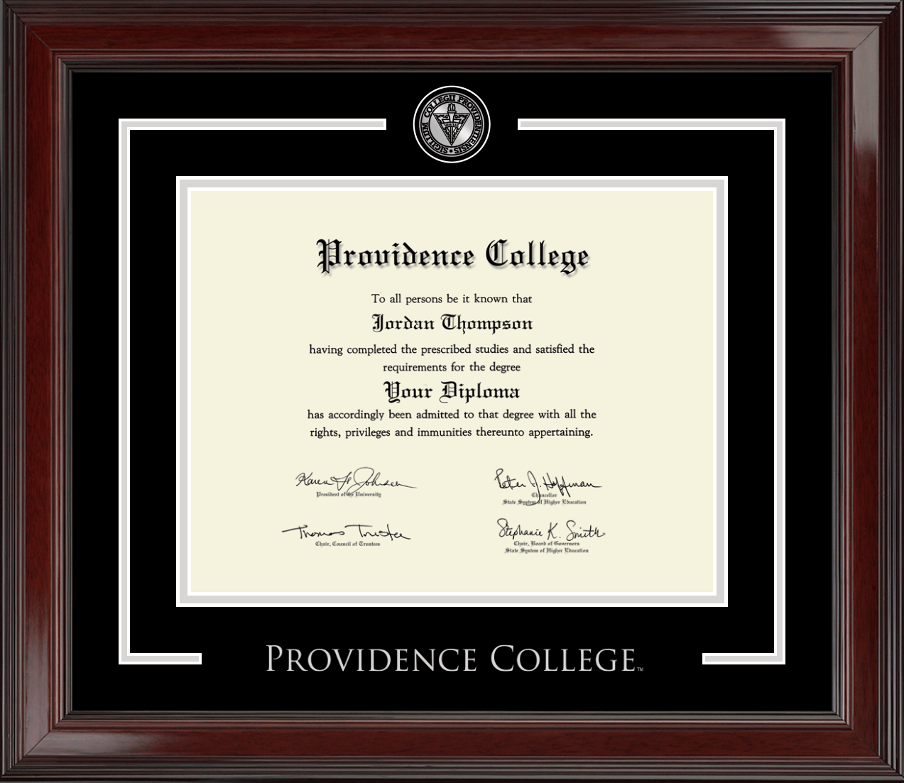Providence College Showcase Edition Diploma Frame in Encore Item