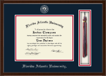 Florida Atlantic University diploma frame - Tassel & Cord Diploma Frame in Delta