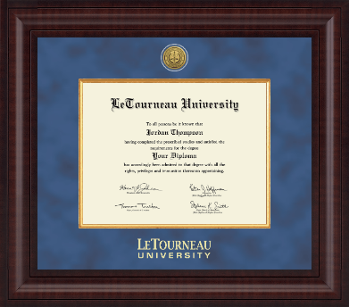 LeTourneau University diploma frame - Presidential Gold Engraved Diploma Frame in Premier