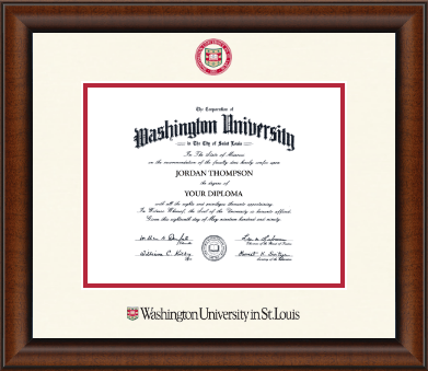 Washington University in St. Louis diploma frame - Dimensions Diploma Frame in Austin