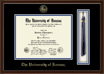 The University of Kansas Tassel Edition Diploma Frame in Delta