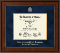 The University of Kansas diploma frame - Presidential Masterpiece Diploma Frame in Madison