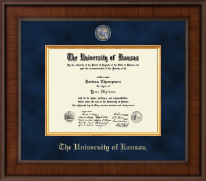 The University of Kansas Presidential Masterpiece Diploma Frame in Madison