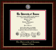 The University of Kansas diploma frame - Masterpiece Medallion Diploma Frame in Murano
