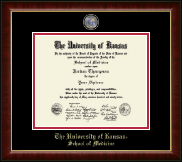 The University of Kansas diploma frame - Masterpiece Medallion Diploma Frame in Murano