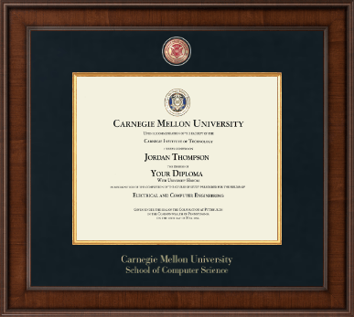 Carnegie Mellon University diploma frame - Presidential Masterpiece Diploma Frame in Madison