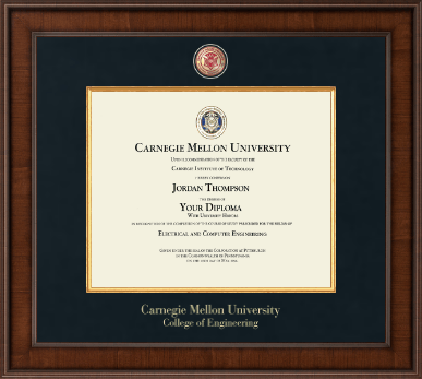 Carnegie Mellon University diploma frame - Presidential Masterpiece Diploma Frame in Madison