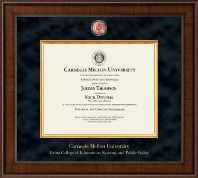 Carnegie Mellon University Presidential Masterpiece Diploma Frame in Madison