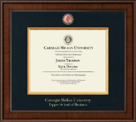Carnegie Mellon University Presidential Masterpiece Diploma Frame in Madison