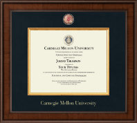Carnegie Mellon University diploma frame - Presidential Masterpiece Diploma Frame in Madison