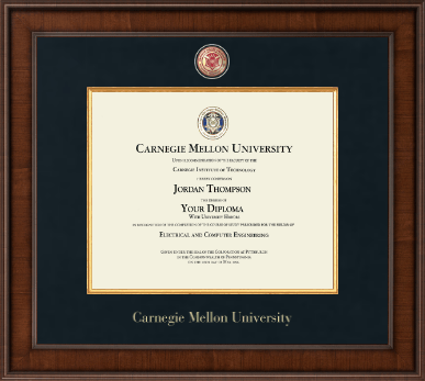 Carnegie Mellon University diploma frame - Presidential Masterpiece Diploma Frame in Madison