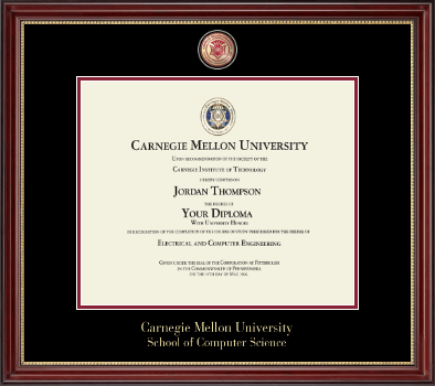 Carnegie Mellon University diploma frame - Masterpiece Medallion Diploma Frame in Kensington Gold