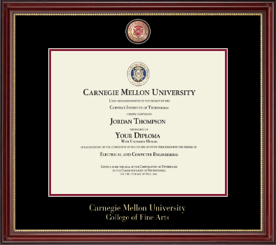 Carnegie Mellon University diploma frame - Masterpiece Medallion Diploma Frame in Kensington Gold