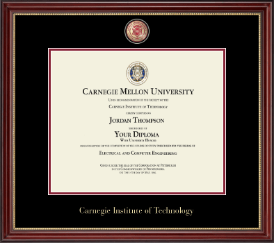 Carnegie Mellon University diploma frame - Masterpiece Medallion Diploma Frame in Kensington Gold