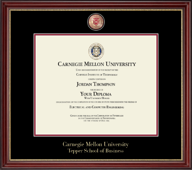 Carnegie Mellon University diploma frame - Masterpiece Medallion Diploma Frame in Kensington Gold