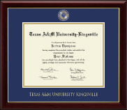Texas A&M University Kingsville Masterpiece Medallion Diploma Frame in Gallery