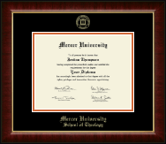 Mercer University diploma frame - Gold Embossed Diploma Frame in Murano