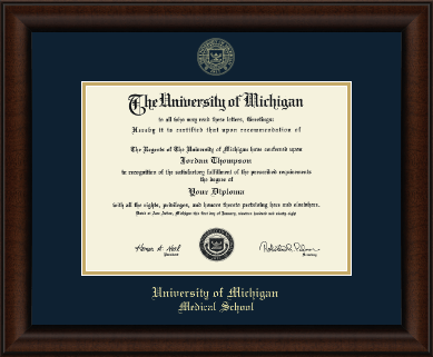 University of Michigan diploma frame - Gold Embossed Diploma Frame in Lenox