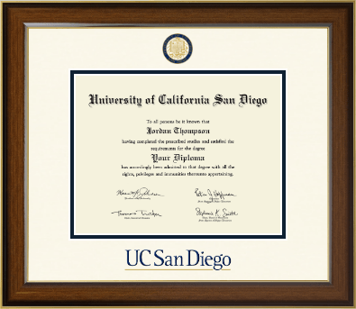 University of California San Diego diploma frame - Dimensions Diploma Frame in Westwood