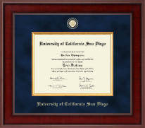 University of California San Diego Presidential Masterpiece Diploma Frame in Jefferson