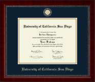 University of California San Diego diploma frame - Masterpiece Medallion Diploma Frame in Sutton