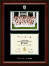 Greenwich Academy diploma frame - Campus Scene Masterpiece Diploma Frame in Murano