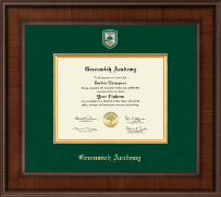 Greenwich Academy diploma frame - Presidential Masterpiece Diploma Frame in Madison