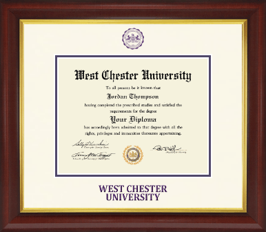 West Chester University diploma frame - Dimensions Diploma Frame in Redding