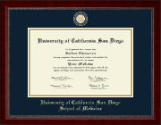 University of California San Diego diploma frame - Masterpiece Medallion Diploma Frame in Sutton