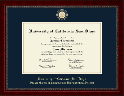 University of California San Diego diploma frame - Masterpiece Medallion Diploma Frame in Sutton