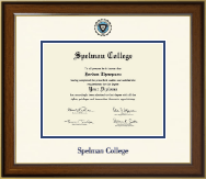 Spelman College Dimensions Diploma Frame in Westwood