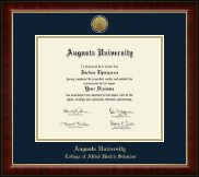 Augusta University diploma frame - Gold Engraved Medallion Diploma Frame in Murano