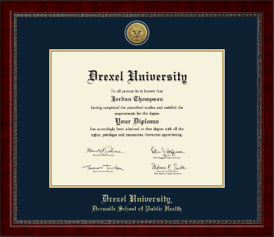 Drexel University diploma frame - Gold Engraved Medallion Diploma Frame in Sutton