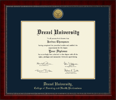 Drexel University diploma frame - Gold Engraved Medallion Diploma Frame in Sutton
