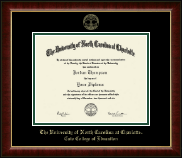 The University of North Carolina at Charlotte diploma frame - Gold Embossed Diploma Frame in Murano