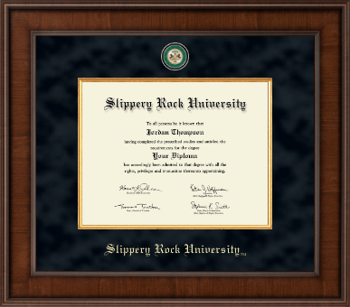 Slippery Rock University diploma frame - Presidential Masterpiece Diploma Frame in Madison