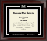 Mississippi State University Spirit Medallion Diploma Frame in Encore