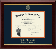 Baker University diploma frame - Gold Embossed Diploma Frame in Gallery