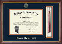 Baker University Tassel Edition Diploma Frame in Newport