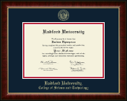Radford University diploma frame - Gold Embossed Diploma Frame in Murano