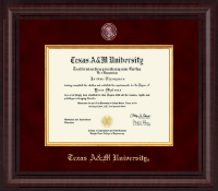 Texas A&M University Presidential Masterpiece Diploma Frame in Premier