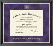 Stephen F. Austin State University diploma frame - Regal Edition Diploma Frame in Noir