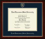 East Tennessee State University Masterpiece Medallion Diploma Frame in Murano