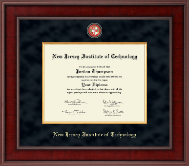 New Jersey Institute of Technology diploma frame - Presidential Masterpiece Diploma Frame in Jefferson