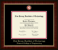 New Jersey Institute of Technology diploma frame - Masterpiece Medallion Diploma Frame in Murano