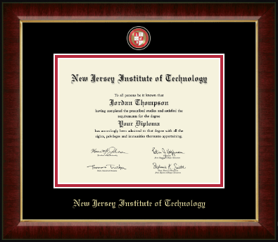 New Jersey Institute of Technology diploma frame - Masterpiece Medallion Diploma Frame in Murano