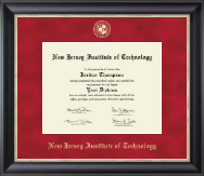 New Jersey Institute of Technology Regal Edition Diploma Frame in Noir
