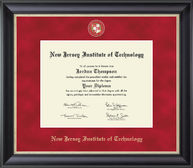 New Jersey Institute of Technology diploma frame - Regal Edition Diploma Frame in Noir