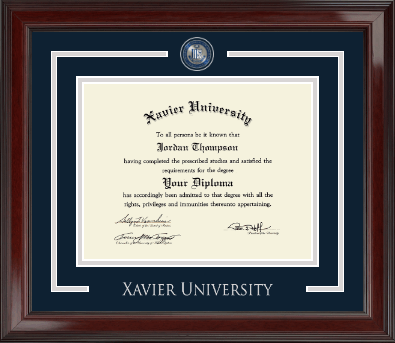 Xavier University diploma frame - Showcase Edition Diploma Frame in Encore